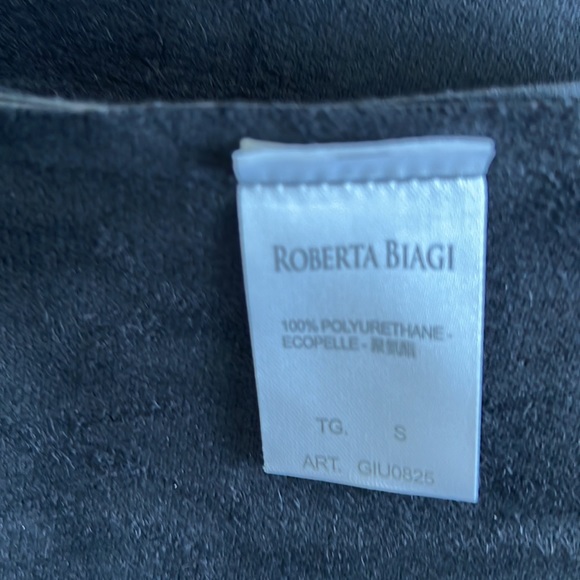 Roberta Biagi Original Faux Leather Jacket S - Picture 8 of 8